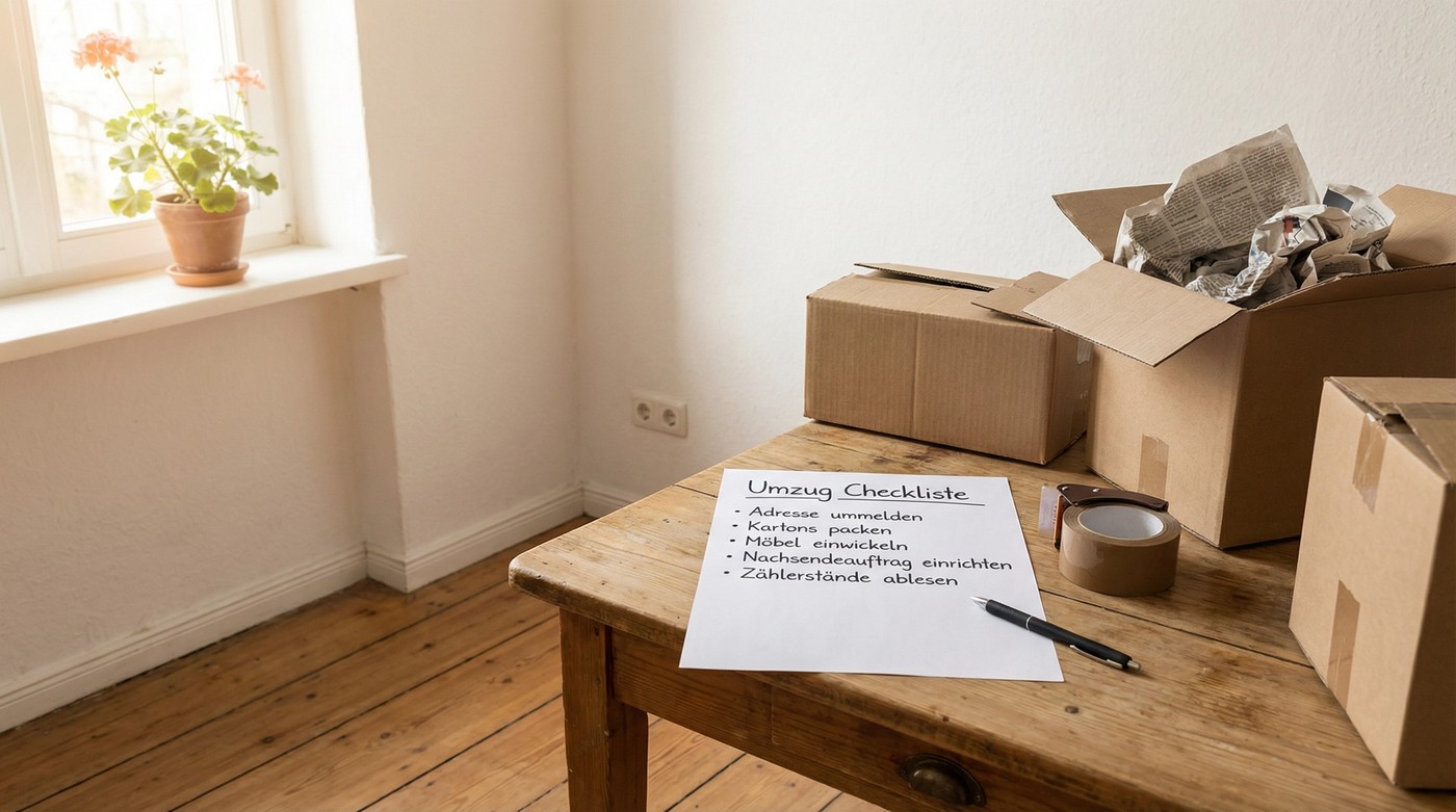 Umzug in Essen: Der ultimative Checklisten-Guide